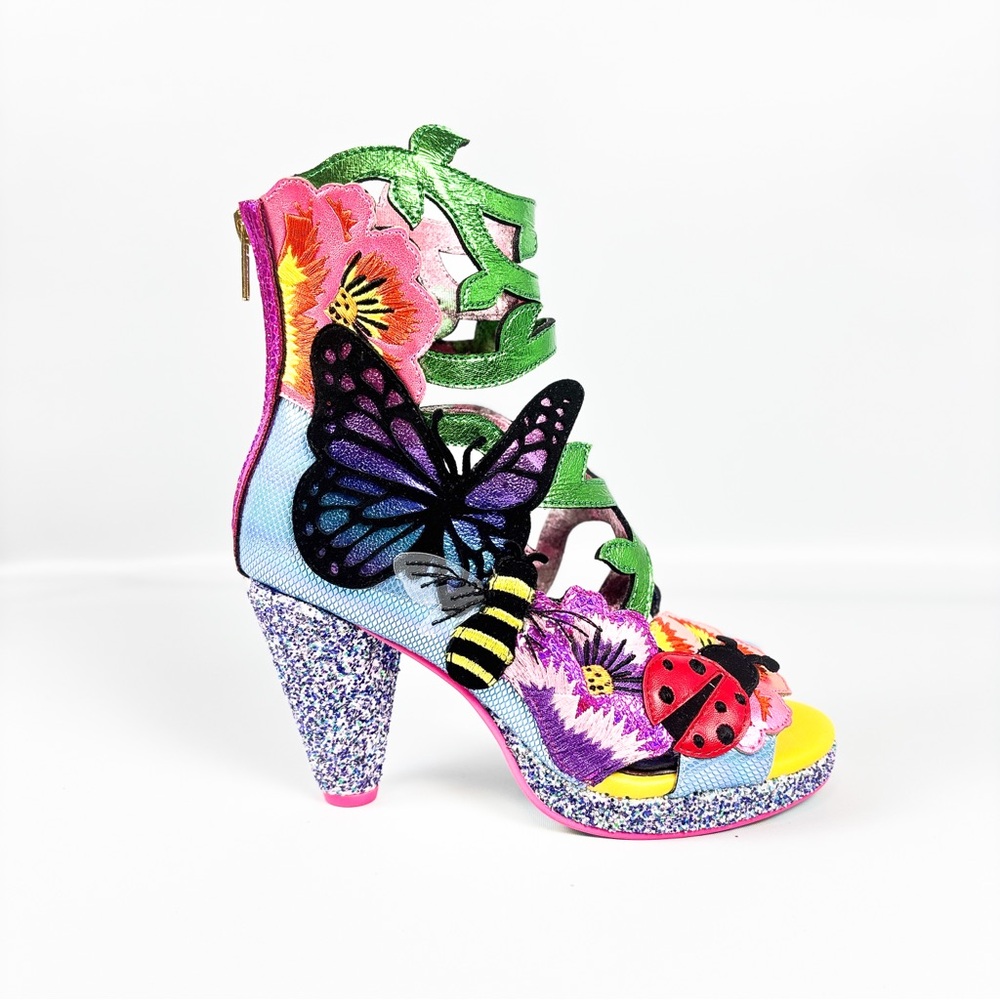 Irregular Choice Beasty Blooms Floral Statement Heels – Size 38 – Rare - Picture 2 of 6